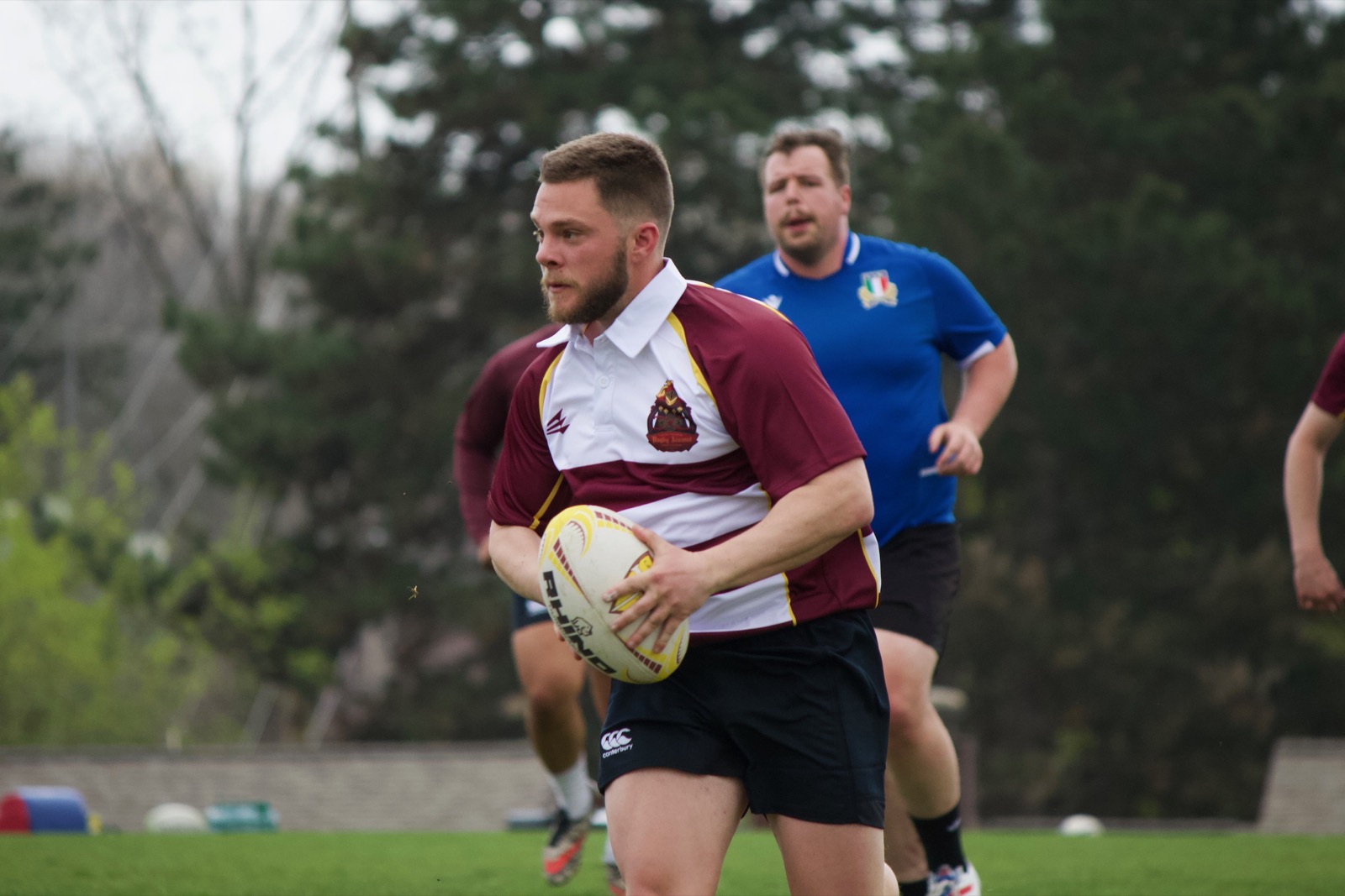 Jason "Smallz" Arndt playing rugby
