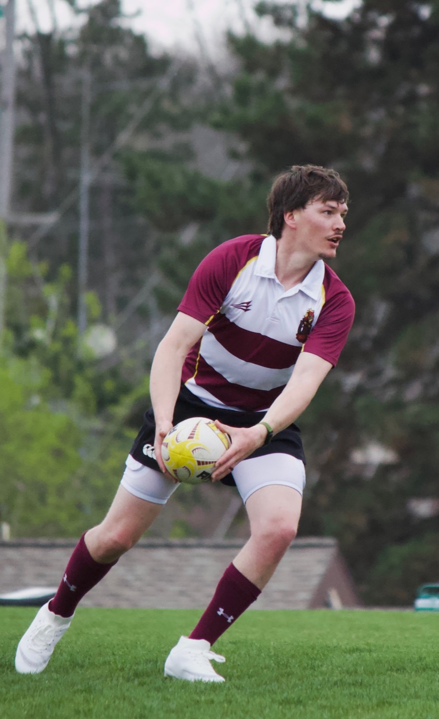 Shane "Biden" Williams playing rugby